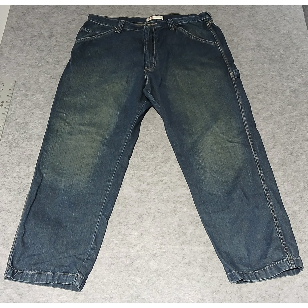 Signature Levi Strauss Carpenter‎ Jeans Men's 38x30 Workwear Denim Relaxed Fit